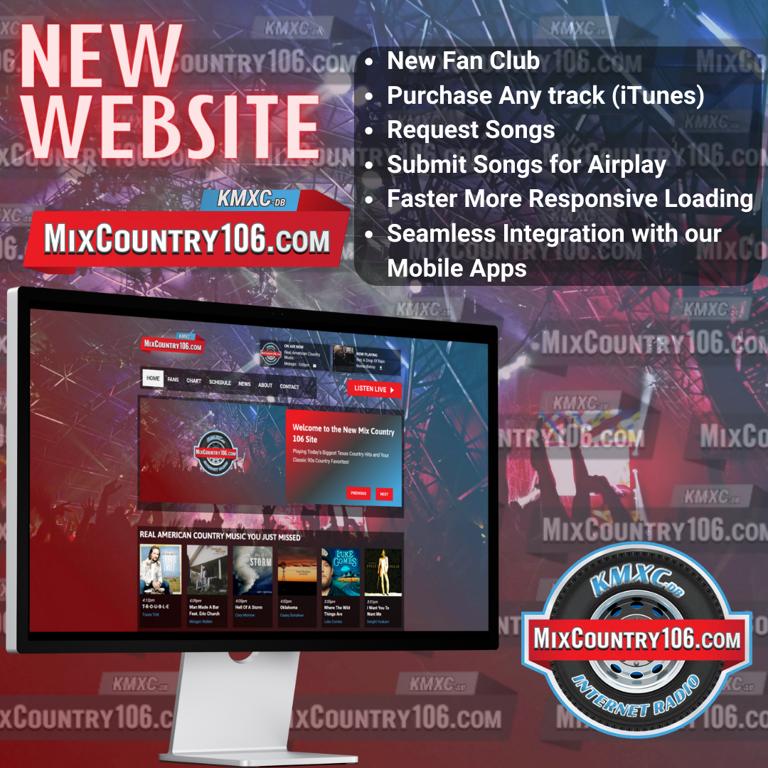 Mix Country 106 Has A New Look