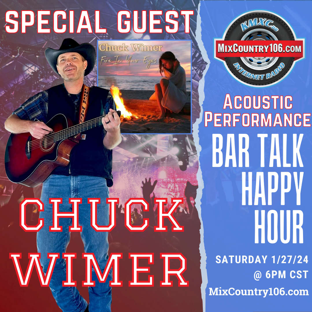 Chuck Wimer Set to Ignite Bar Talk Happy Hour: A Musical Extravaganza with Odie Coyote on Mix Country 106